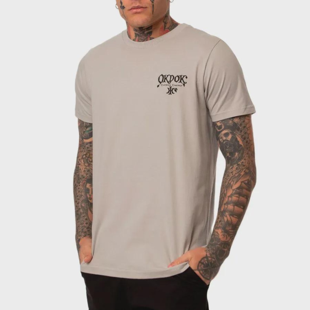 Camiseta Masculina Okdok Skull Tree