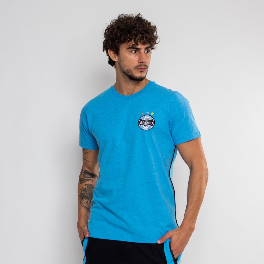 Imagem 3 do produto Camiseta do Grêmio Classica Oficial Mesclado Surf Center Masculina