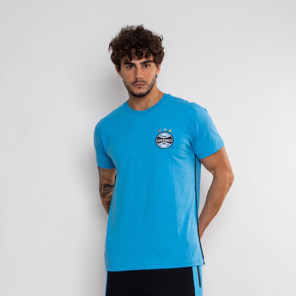 Imagem 5 do produto Camiseta do Grêmio Classica Oficial Mesclado Surf Center Masculina