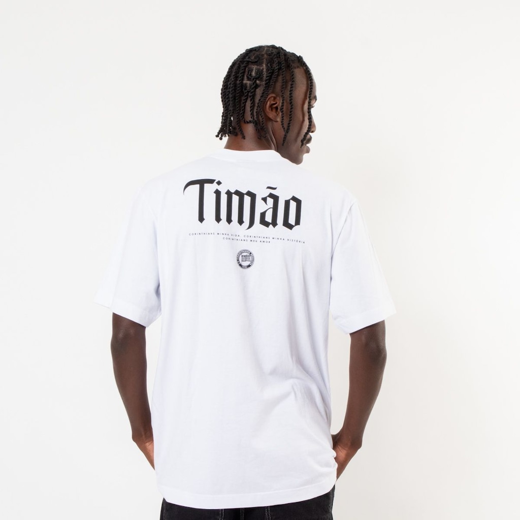 Camiseta do Corinthians Oficial Oversized SCCP Surf Center