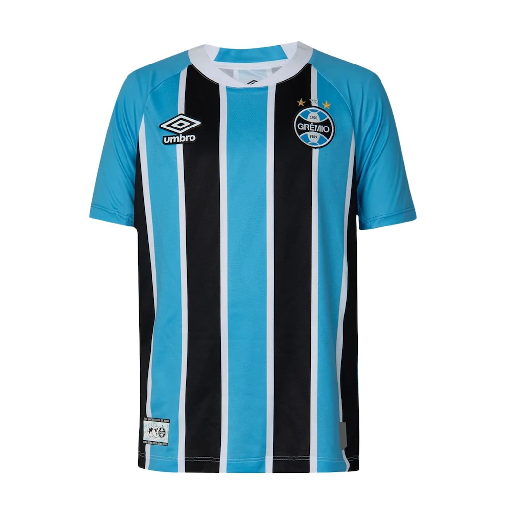 Camisa do Grêmio Of.1 25/26 Umbro Infantil