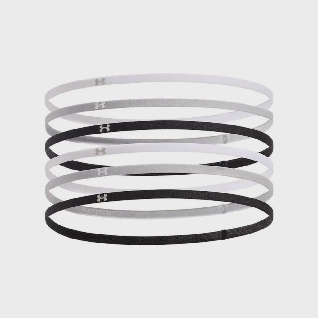 Faixa de Cabeça Under Armour Mini Elastic Feminina - 6 Unidades