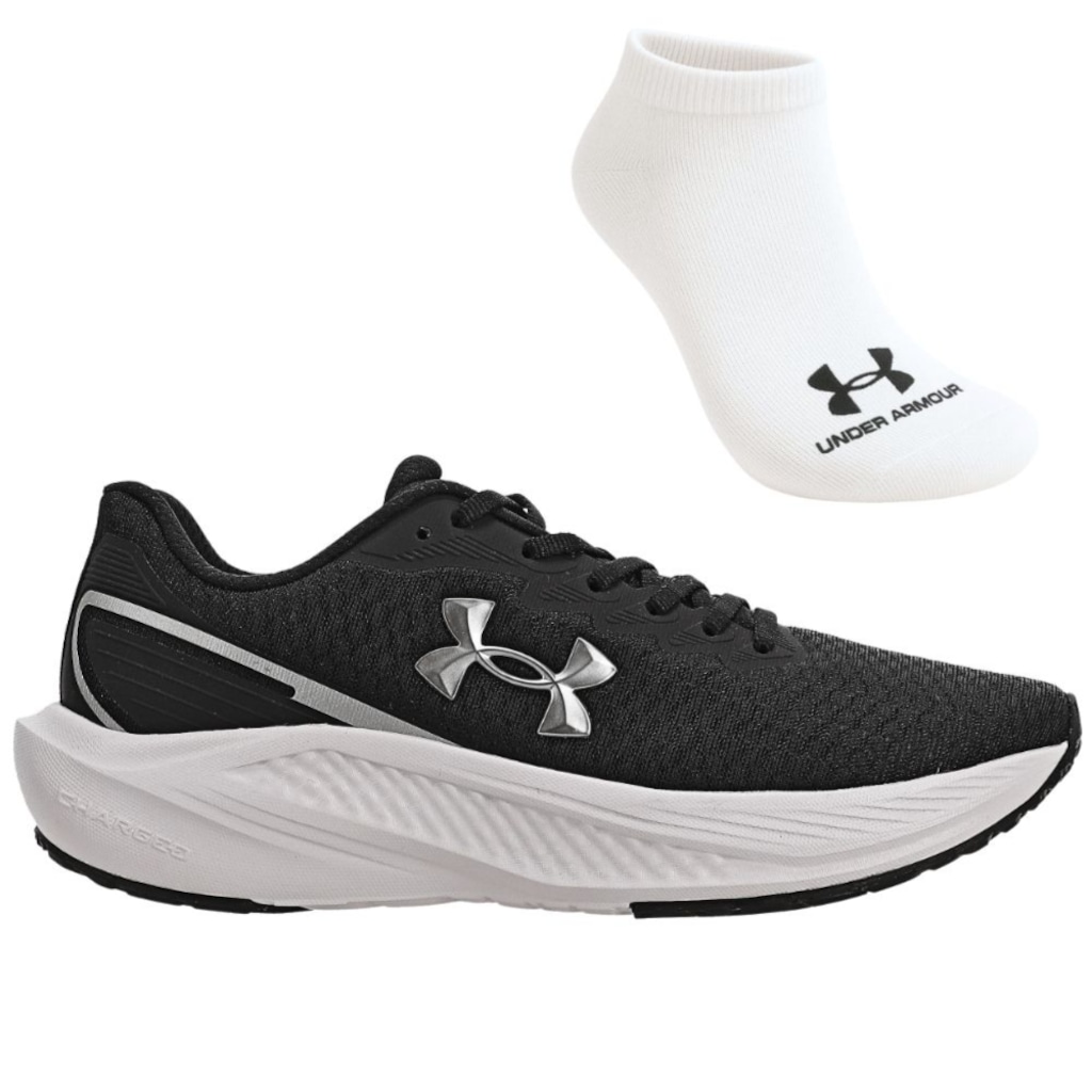 Kit Tênis Feminino Under Armour Charged Wing 2 + Meia