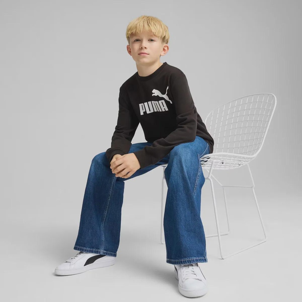 Imagem 3 do produto Blusão de Moletom Infantil Puma ESS NO. 1 Logo Crew