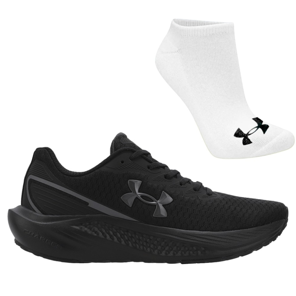 Kit Tênis Masculino Under Armour Charged Wing 2 + Meia