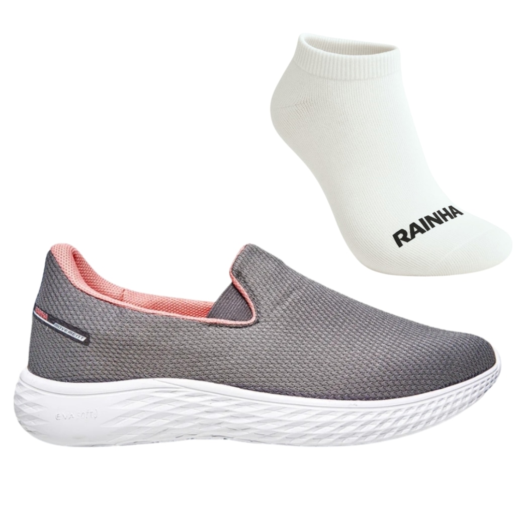 Kit Tênis Feminino Rainha Dream Iv + Meia