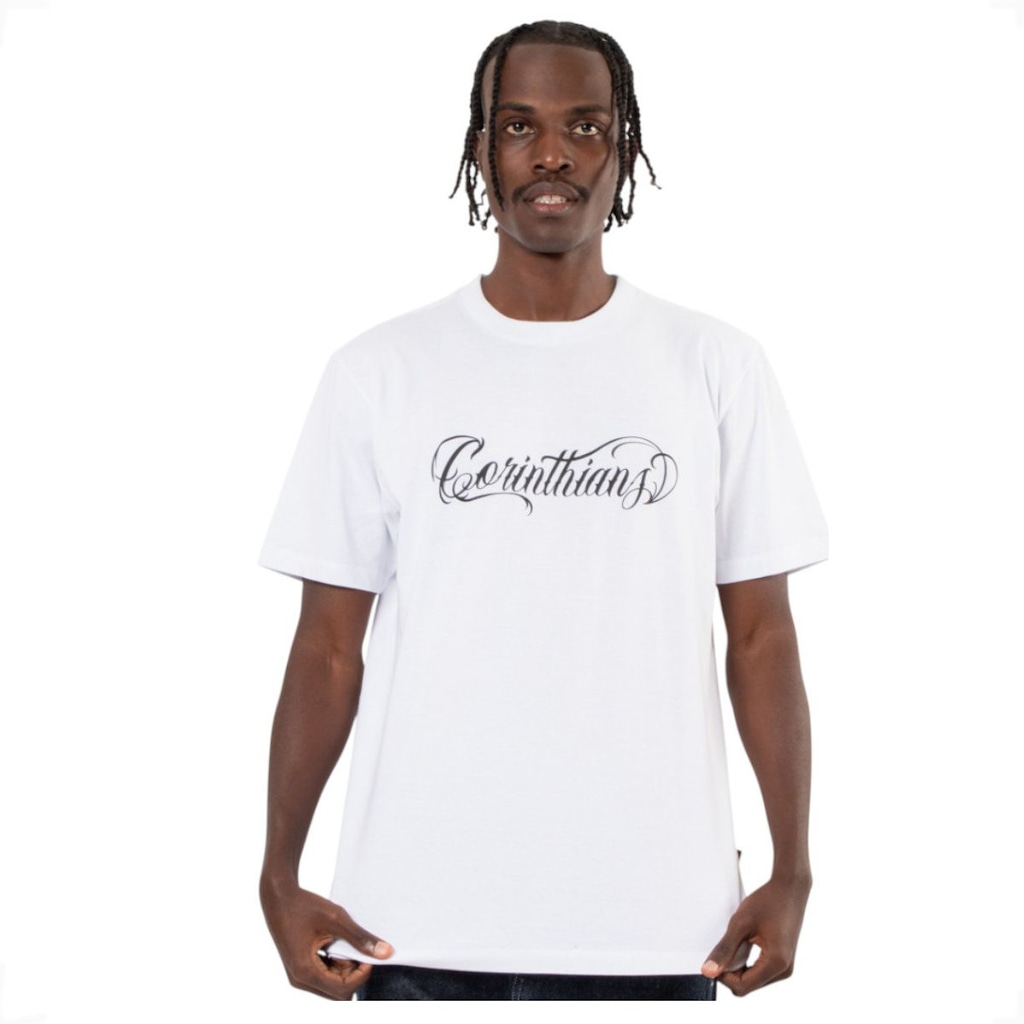 Camiseta do Corinthians Surf Center Clássica Bando de Louco Masculina