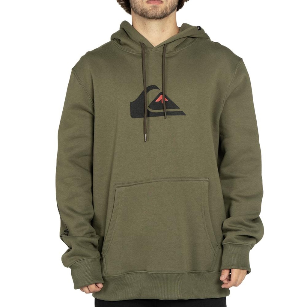 Blusão de Moletom Quiksilver Comp Logo WT25