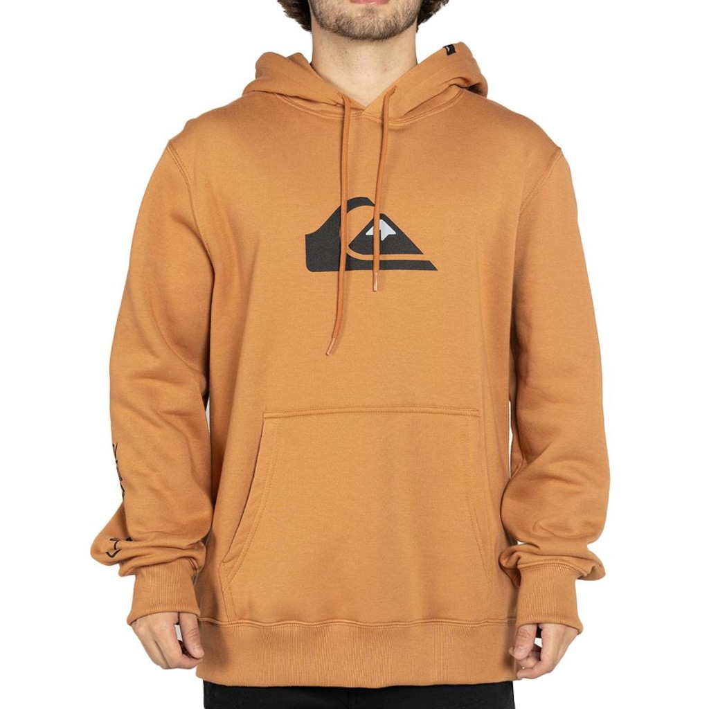 Blusão de Moletom Quiksilver Comp Logo WT25 Masculino
