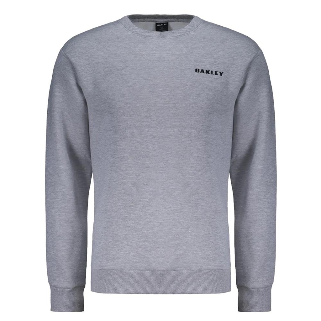 Blusão de Moletom Oakley Careca Sports Crew Neck WT25 Heather