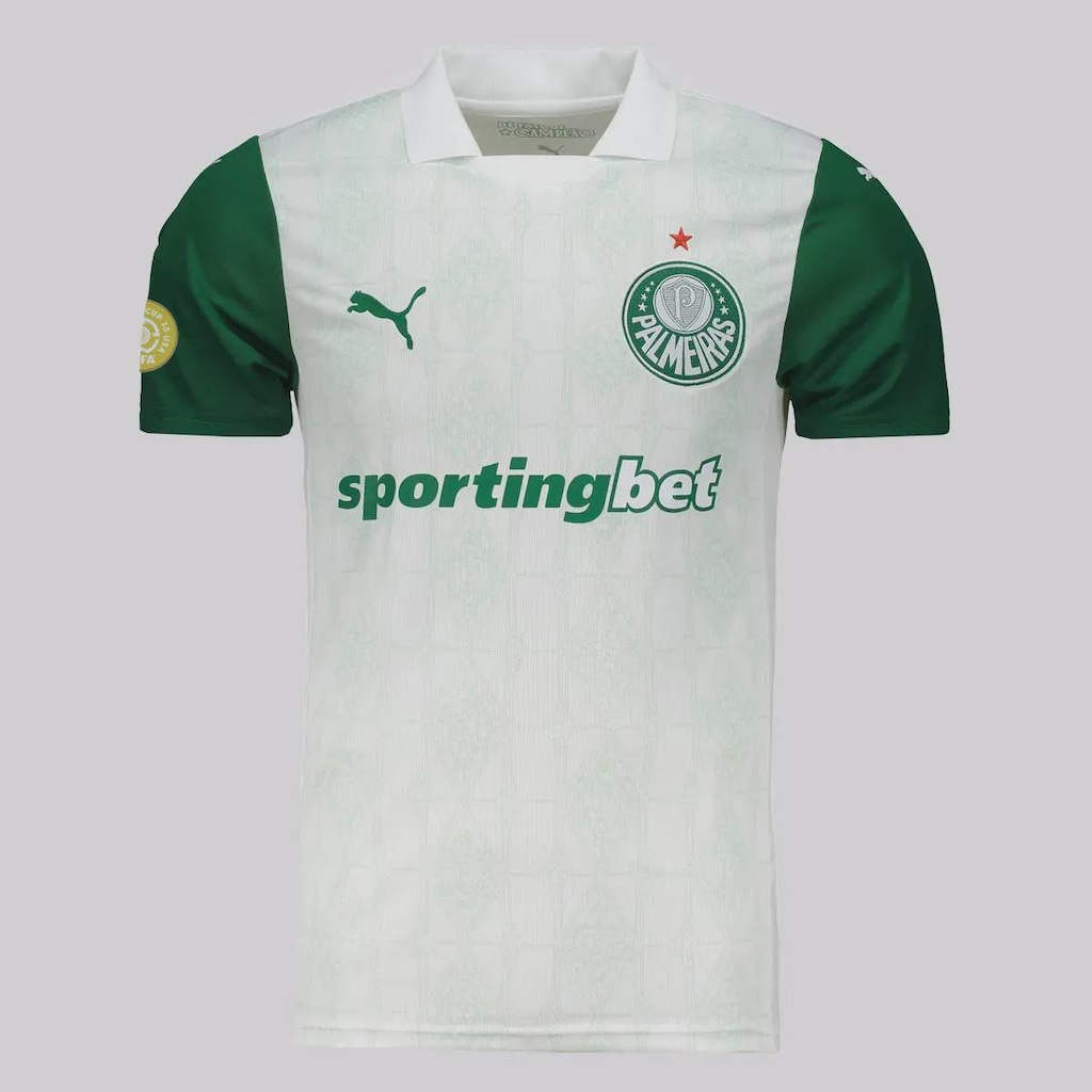 camisa branca uniforme do palmeiras 2019 puma