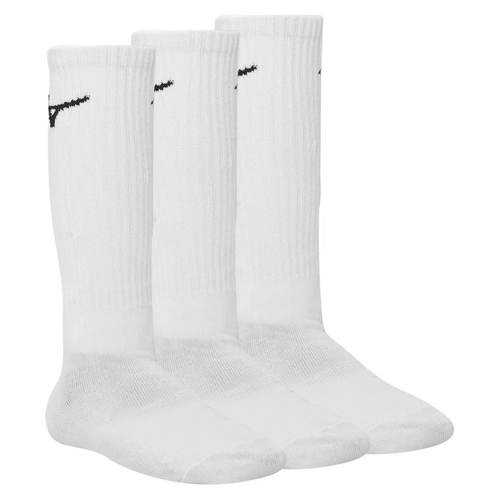 Meia Cano Alto Mizuno Training - 3 pares Unissex