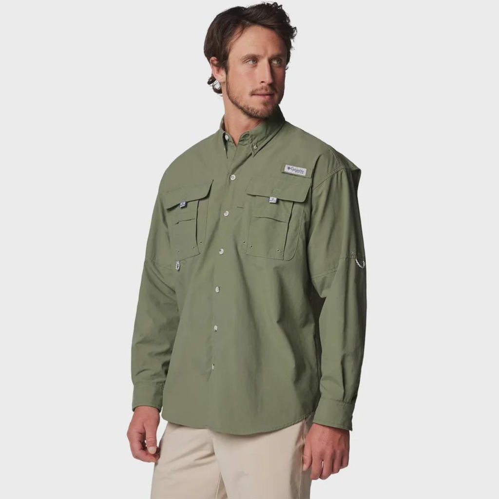Camisa Manga Longa Columbia Bahama II Masculina - Foto 1