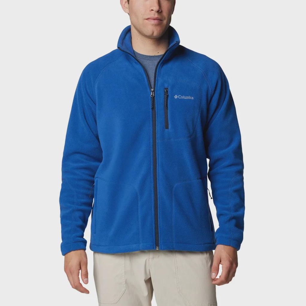 Jaqueta Masculina Columbia sem Capuz Fast Trek II Fz Fleece