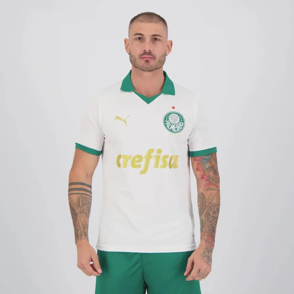 Camisa do Palmeiras II 24/25 Puma 9 Vitor Roque Masculina em