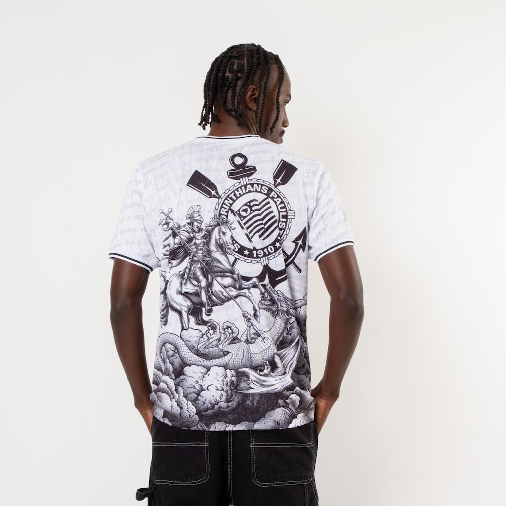 Imagem 2 do produto Camiseta do Corinthians Oficial Jogai Por Nós Surf Center Masculina