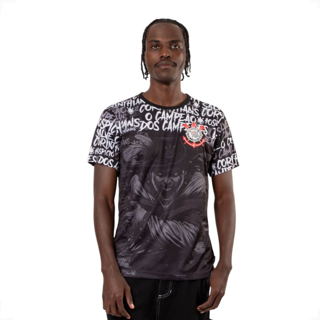 Camiseta do Corinthians Oficial Bem Vindo Ao Hospício Surf Center