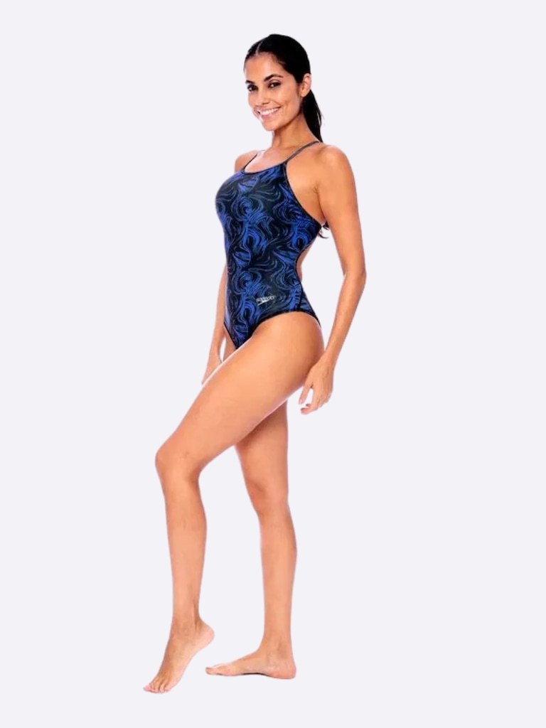 Imagem 4 do produto Maiô Feminino Speedo Open Slim Jellyfish