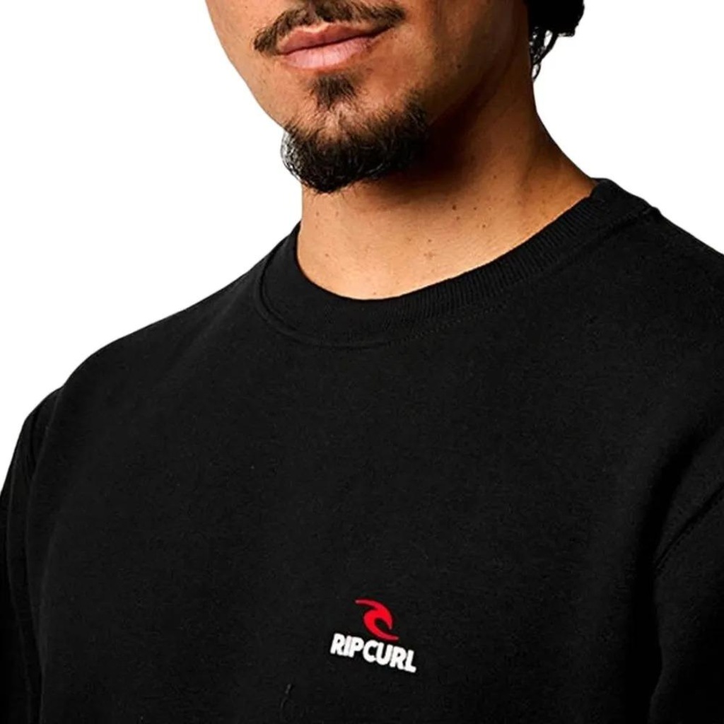 Imagem 3 do produto Blusão de Moletom Masculino Rip Curl Careca Corporate Sem Capuz