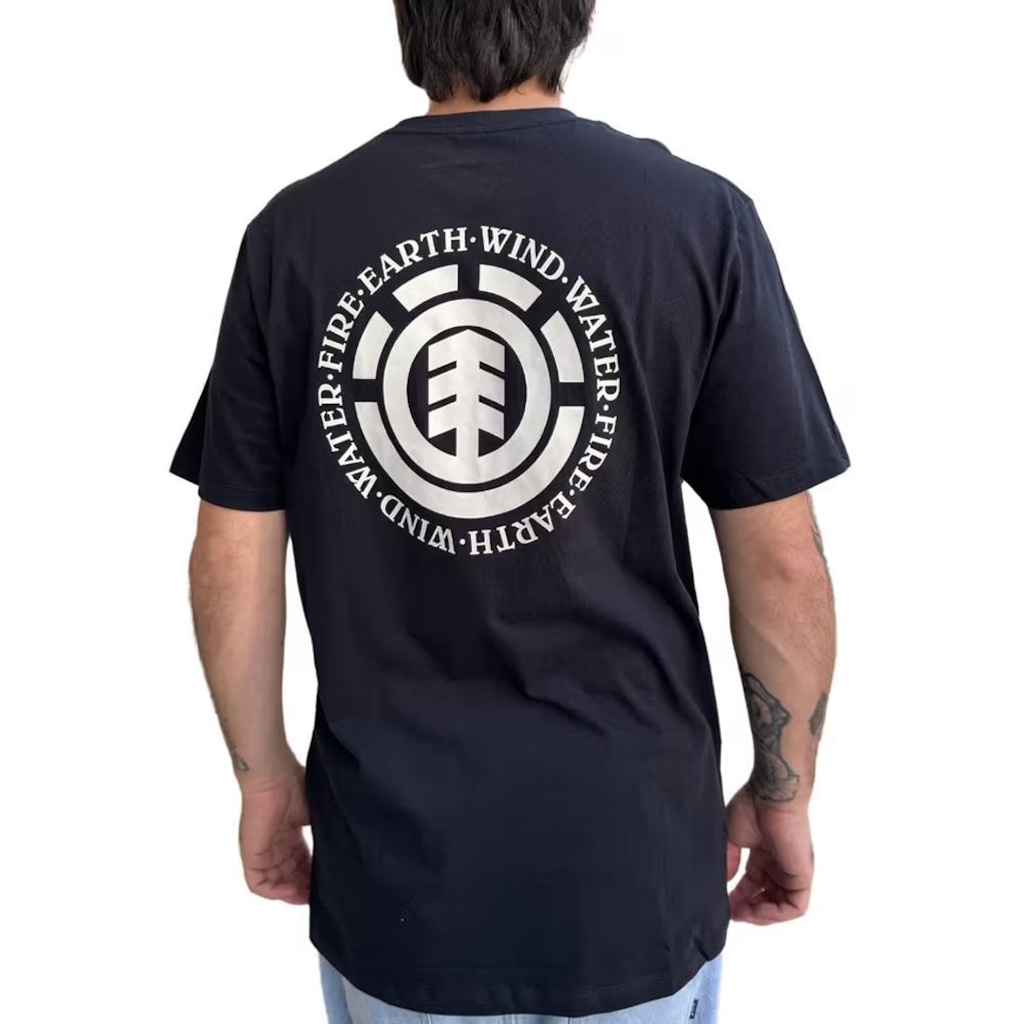 Imagem 2 do produto Camiseta Masculina Element Seal BP Plus Size WT25