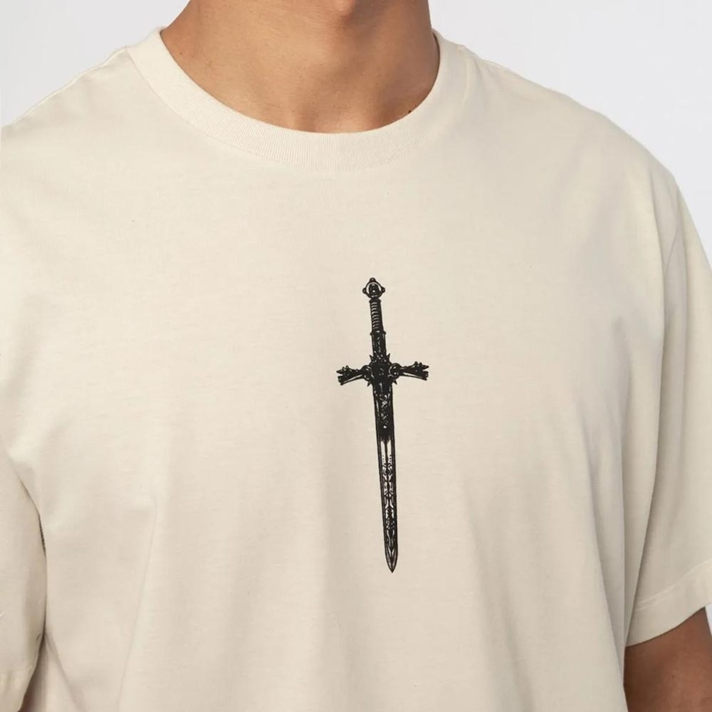 Imagem 3 do produto Camiseta Masculina MCD Cavaleiro Guerra Espada