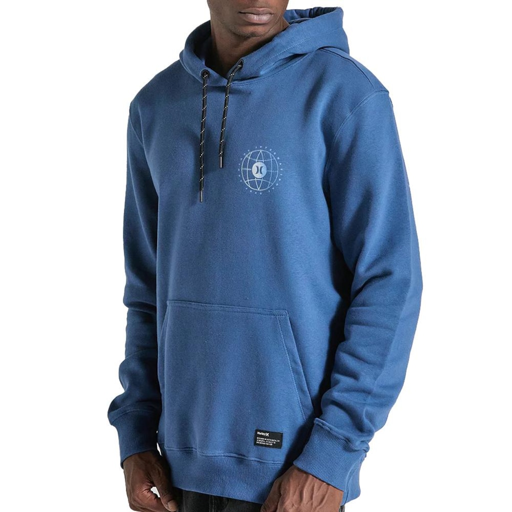 Blusão de Moletom Masculino Hurley Level com Capuz