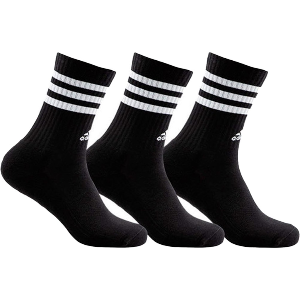Imagem 2 do produto Meia Cano Alto adidas 3 Pack 3-Stripes Unissex