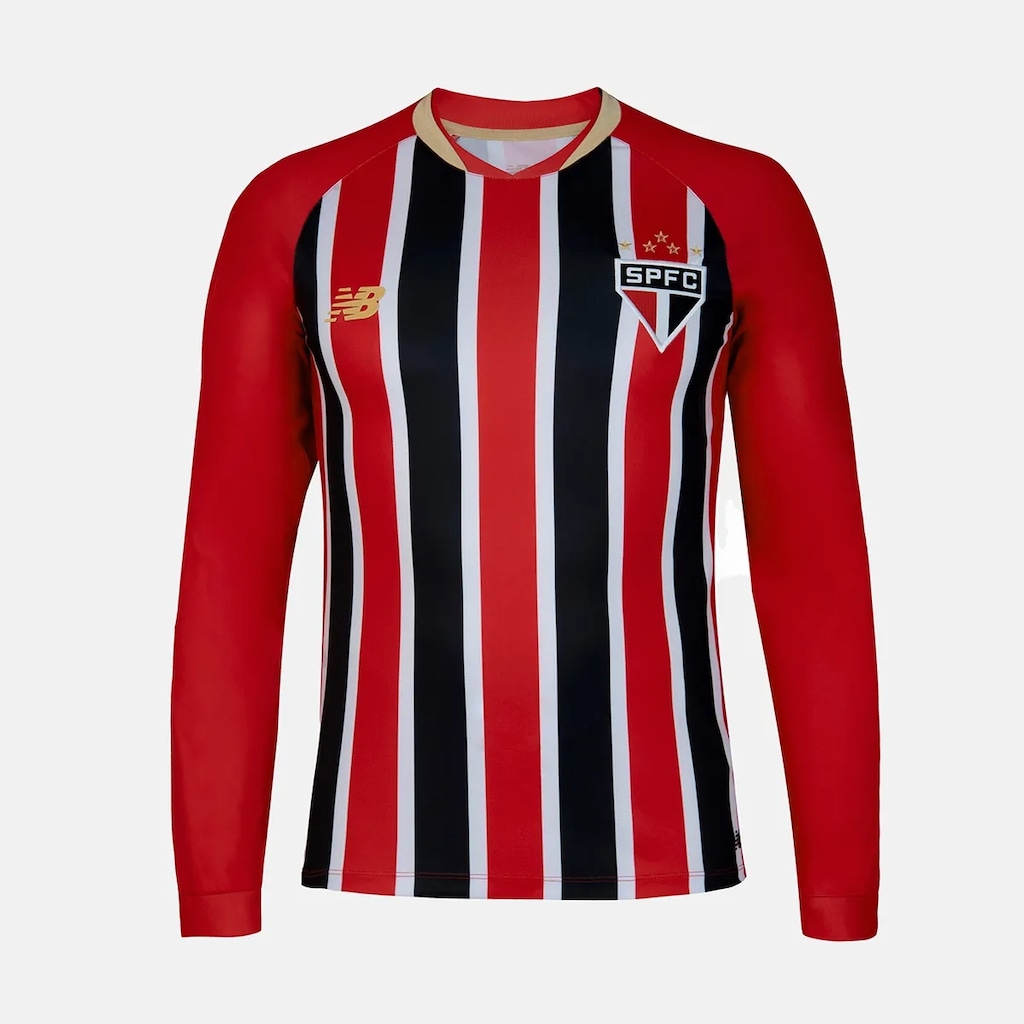 Camisa do São Paulo 25/26 Uniforme 2 Manga Longa New Balance Masculino