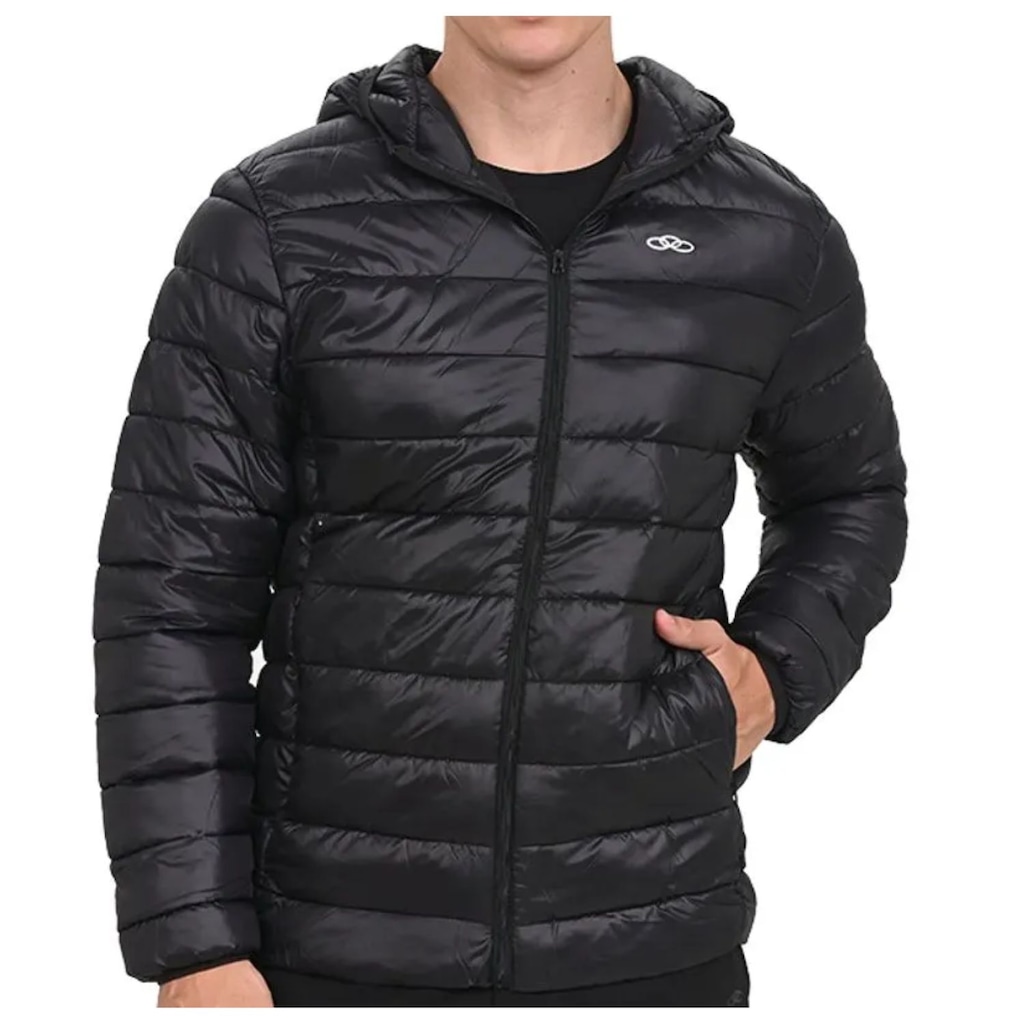 Jaqueta Puffer Capuz Olympikus Masculina