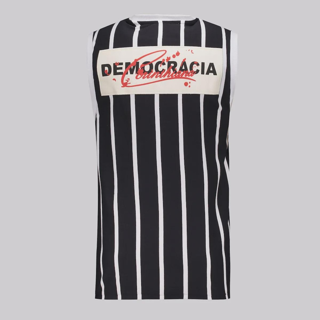 Imagem 2 do produto Camiseta Regata do Corinthians Futfanatics Retrô Democracia Masculina