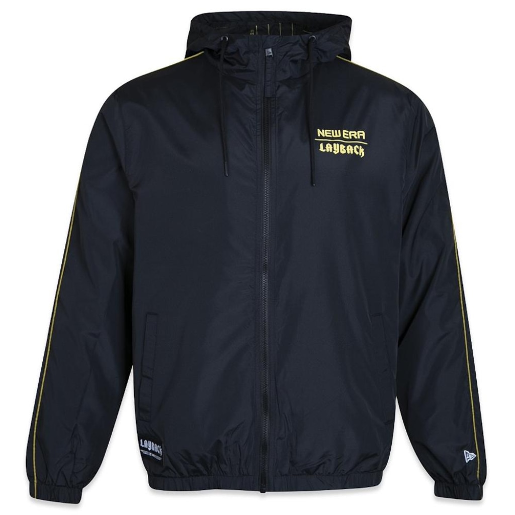 Jaqueta Corta Vento Masculina New Era Collab Layback 10 Anos