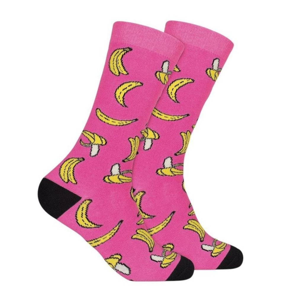 Meia Cano Alto Hoahi Style Feminina