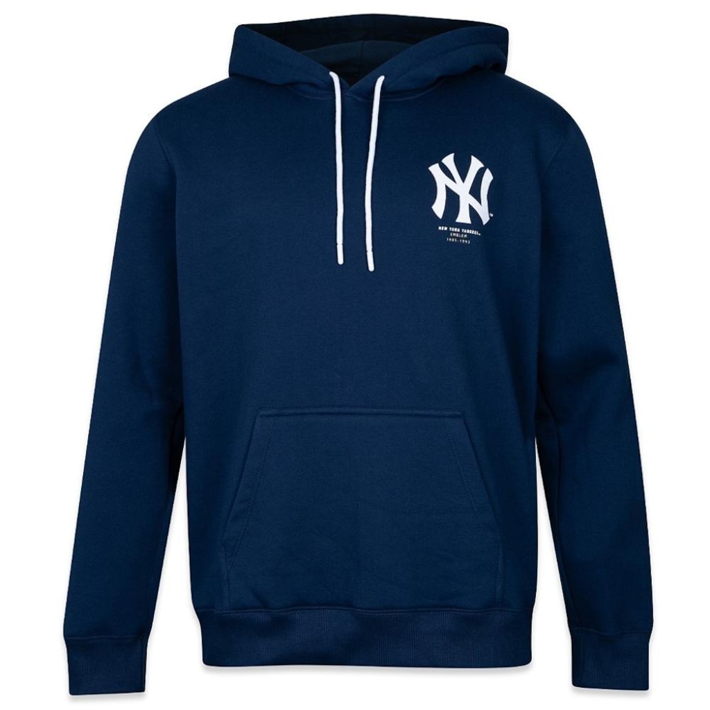 Blusão de Moletom Canguru Masculino New Era New York Yankees Fanpage