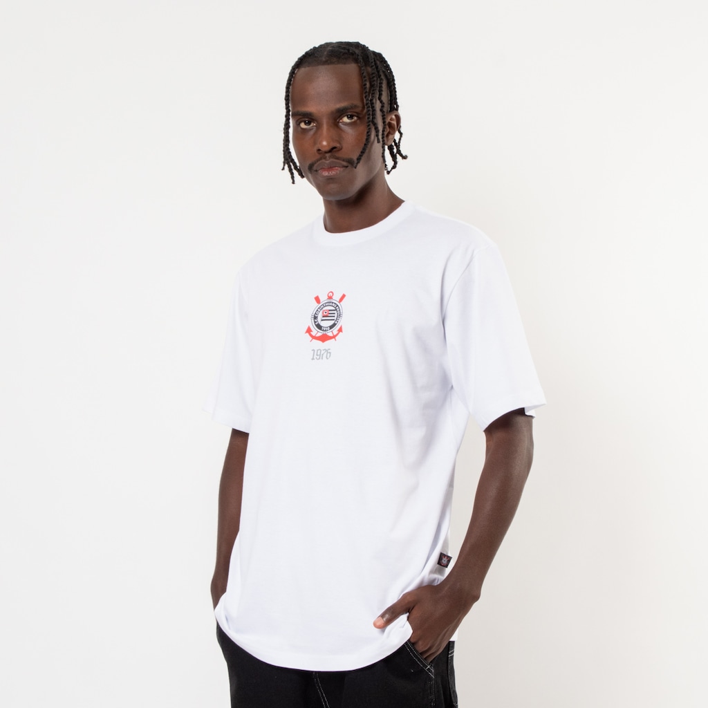 Camisa do Corinthians Street Invasão Maracanã 1976 Surf Center Masculino