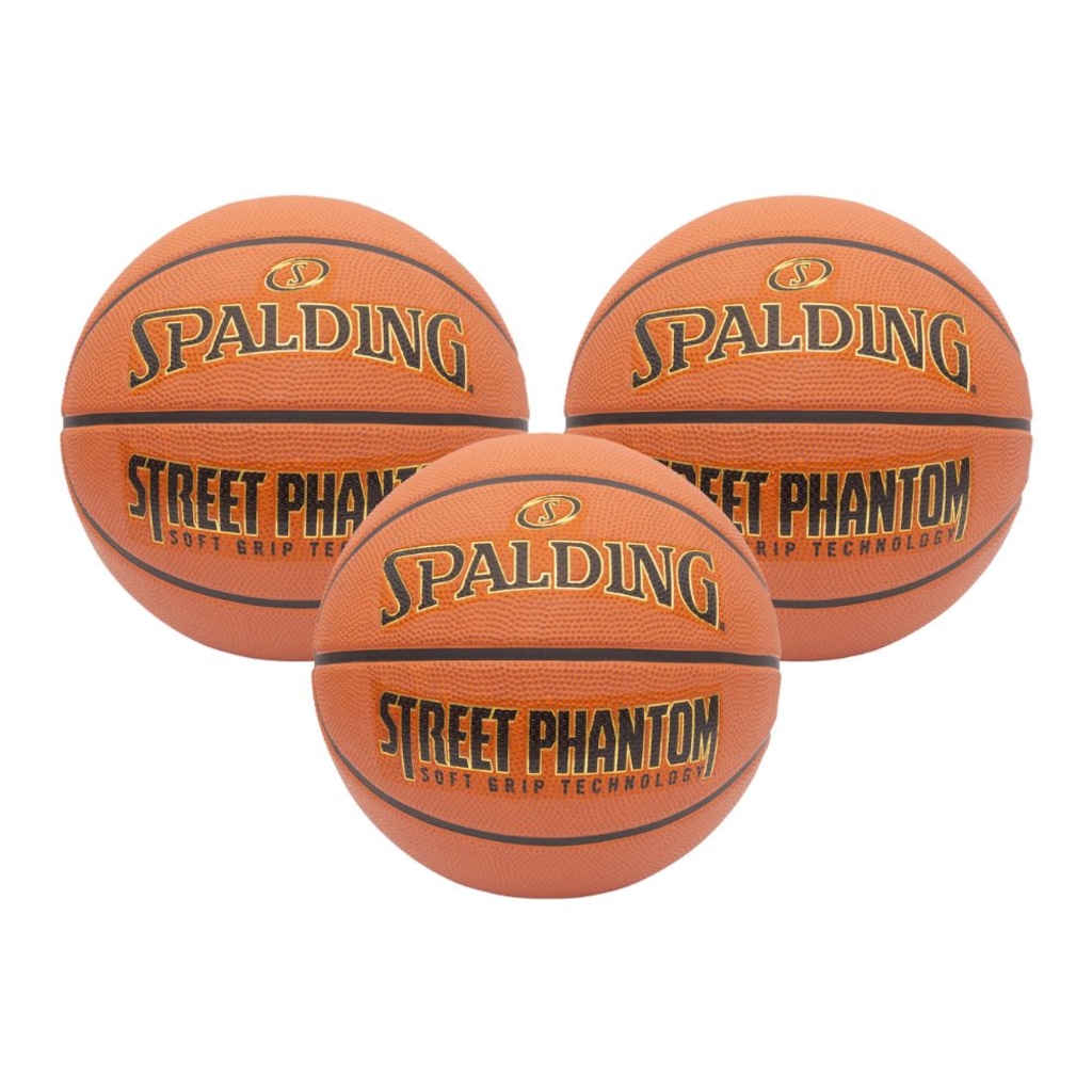 Kit 3 Bola de Basquete Spalding Street Phantom - Foto 1