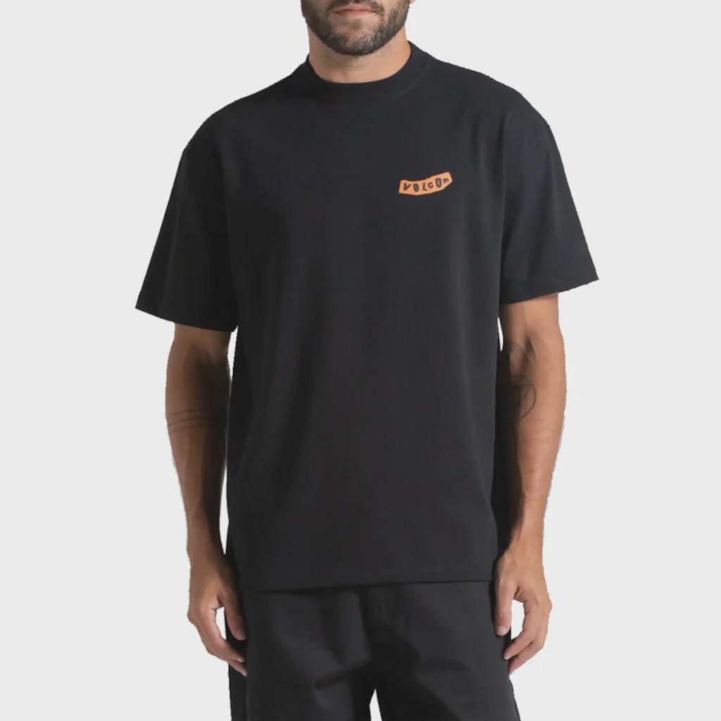 Camiseta Volcom Comfort Pistol Stone Masculina