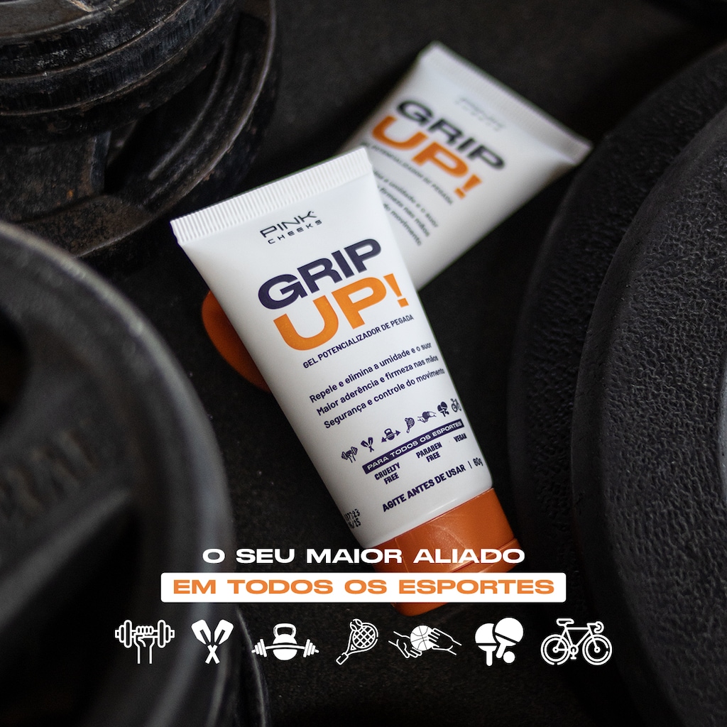Imagem 2 do produto Gel Grip Up! Pink Cheeks Potencializador de Pegada 60g