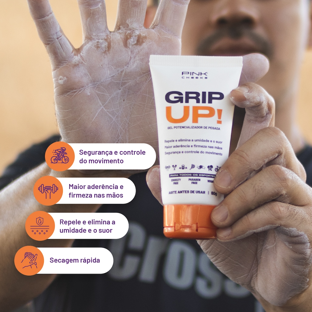 Imagem 4 do produto Gel Grip Up! Pink Cheeks Potencializador de Pegada 60g