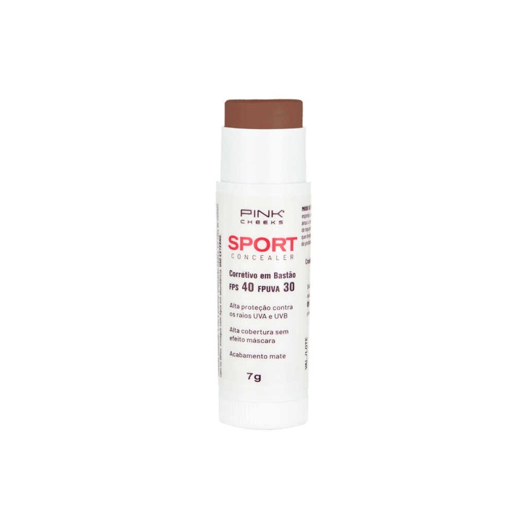Corretivo com protetor solar Pink Cheeks FPS 40 Fpuva 30 - c50 7g