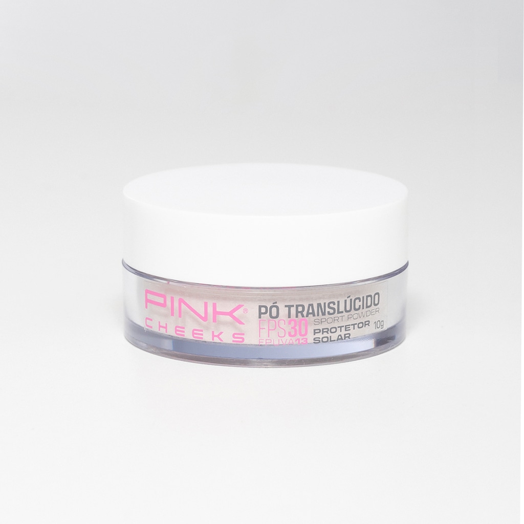 Pó Translúcido Pink Cheeks Sport Powder com Protetor Solar FPS30 FPUVA13 10g