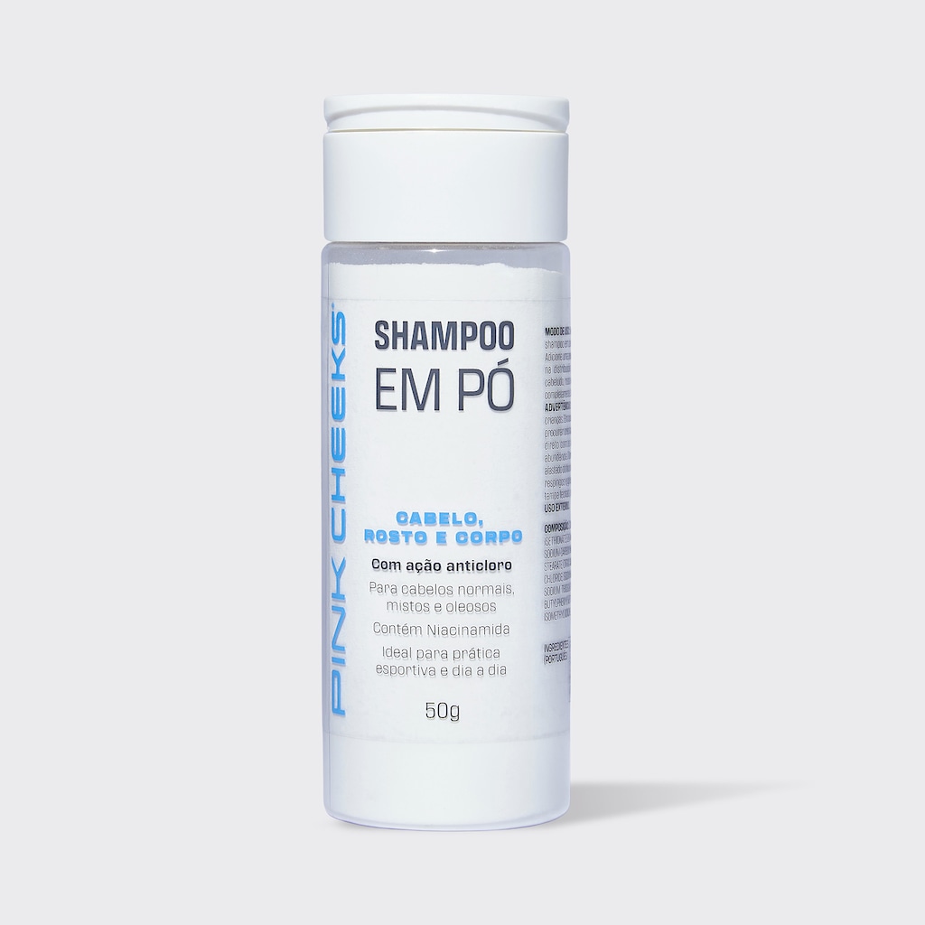 Shampoo Pink Cheeks em Pó 3 em 1 50g