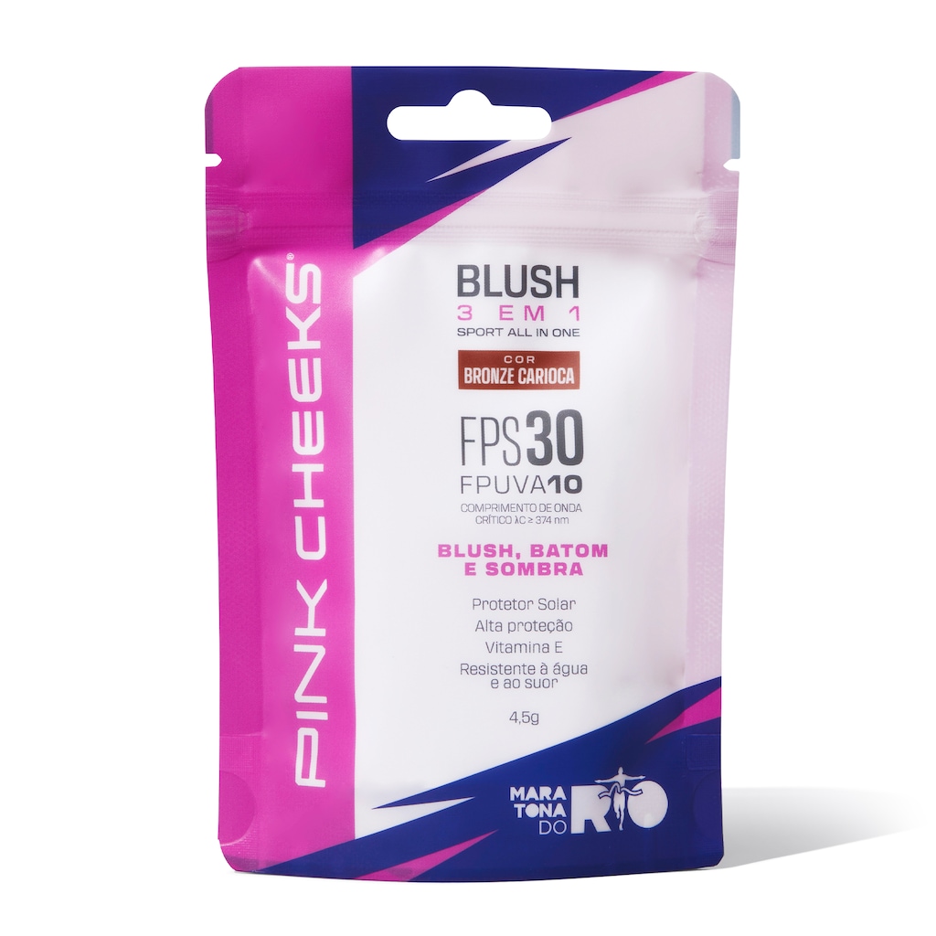 Imagem 3 do produto Blush All in One Pink Cheeks MDR FPS30 FPUVA10 4,5g - Bronze Carioca