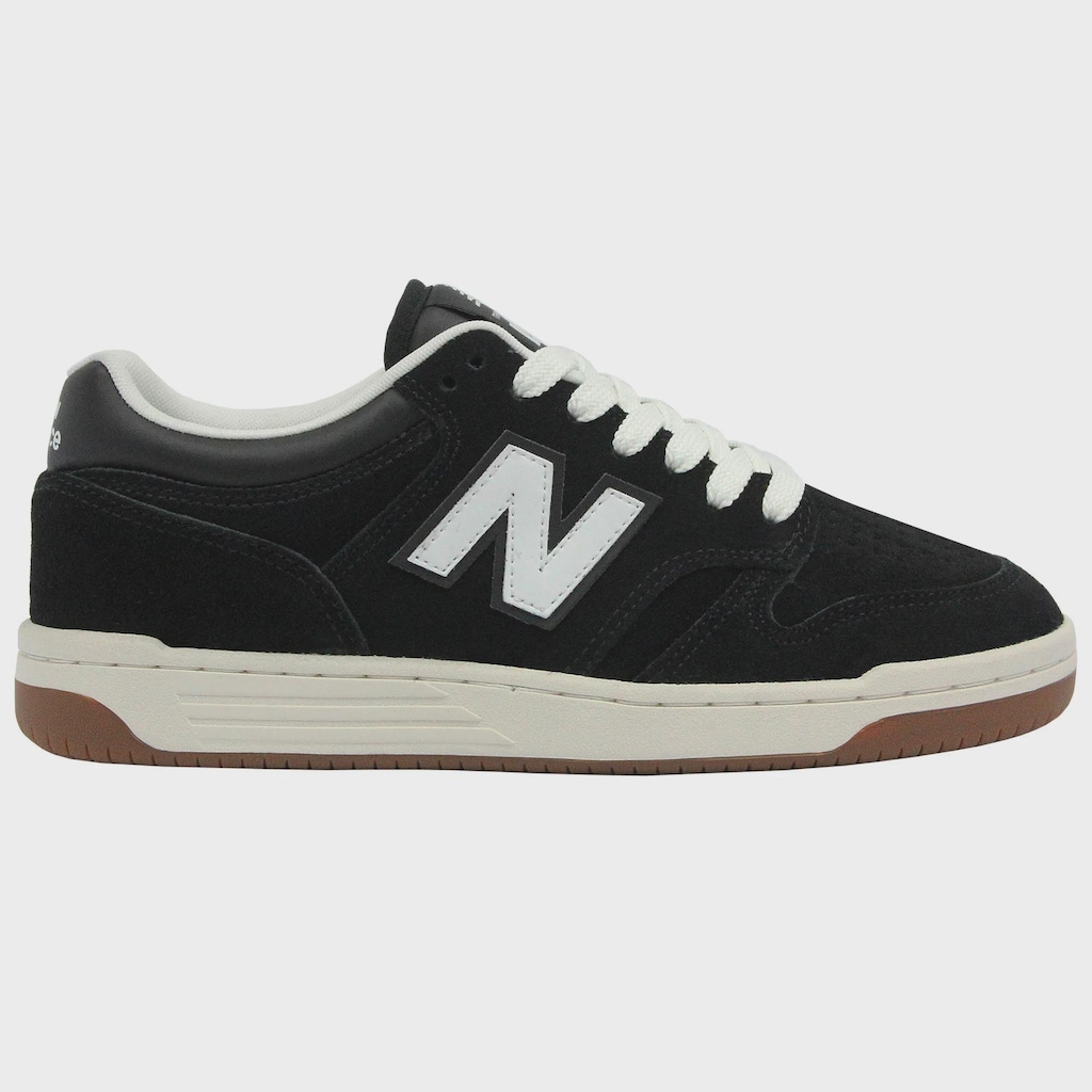 Tênis Masculino New Balance NB 480 Low Black Sea Salt