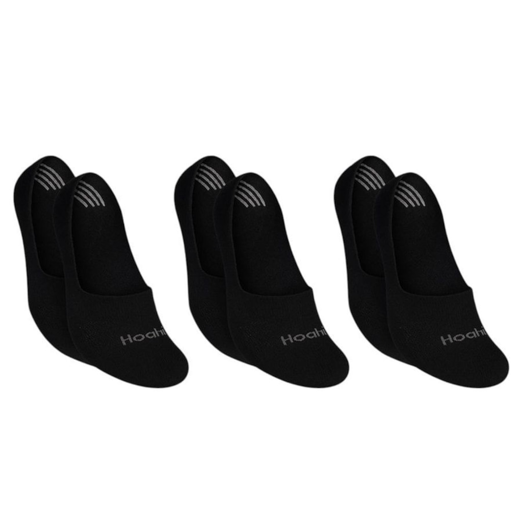 Meia Sapatilha Masculina Hoahi - 3 Pares