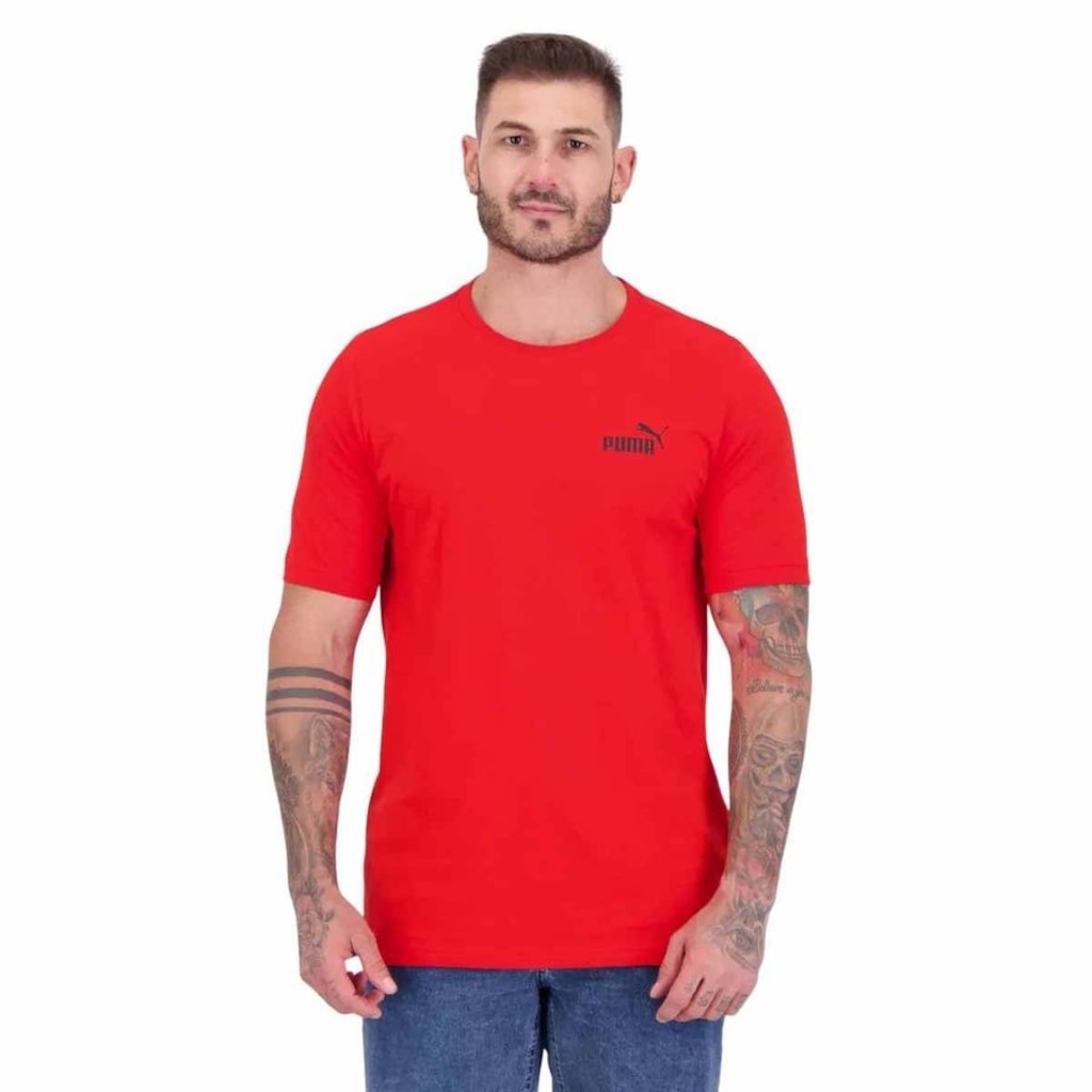 Camiseta Masculina Puma Essentials Small Logo