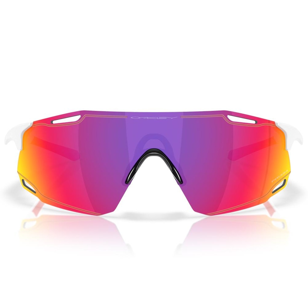 Óculos de Sol Unissex Oakley Cybr Dyno Polished White Prizm Road
