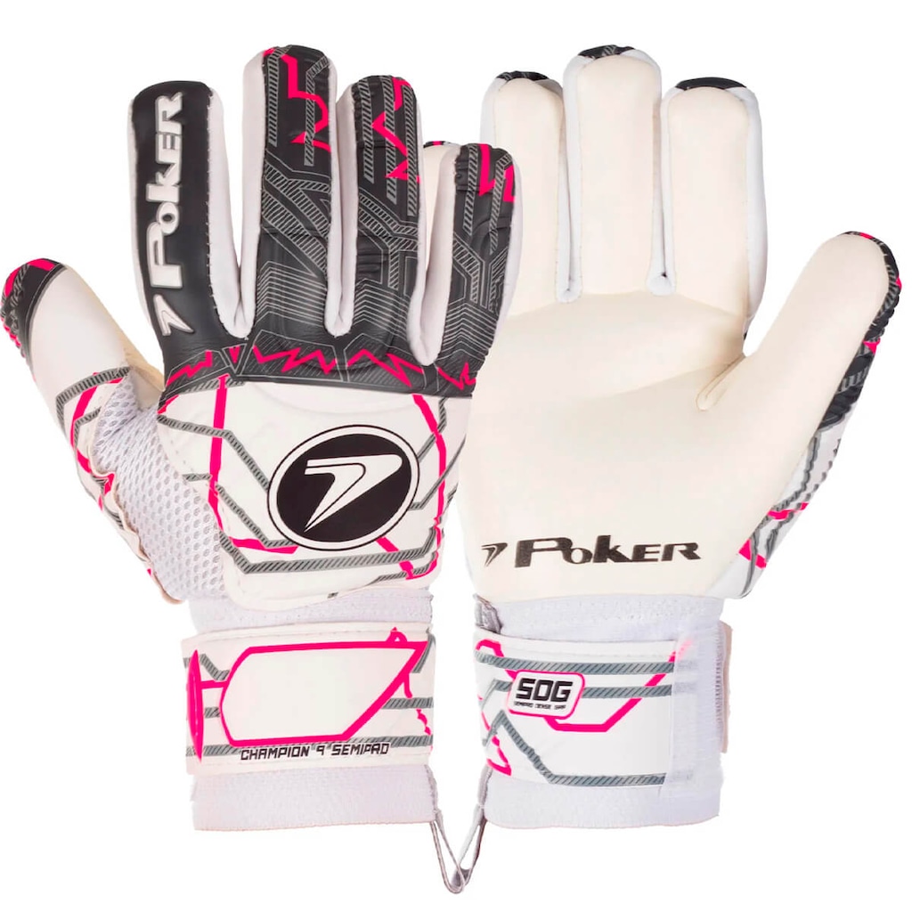 Luva de Futebol de Campo Poker Semi Profissional Champion 9