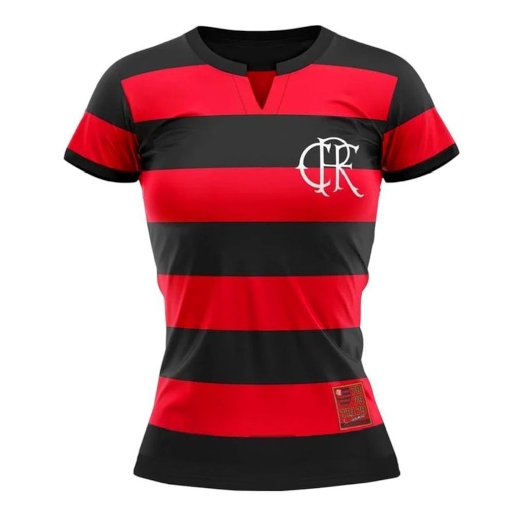 Camisa do Flamengo Braziline FlaTri CRF Feminina