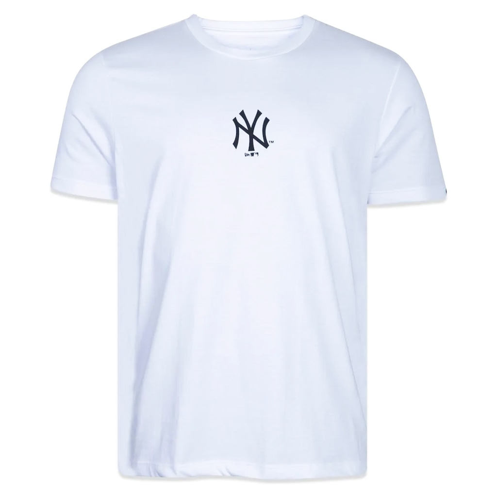 Camiseta New Era Básica Logo Frontal New York Yankees Masculina