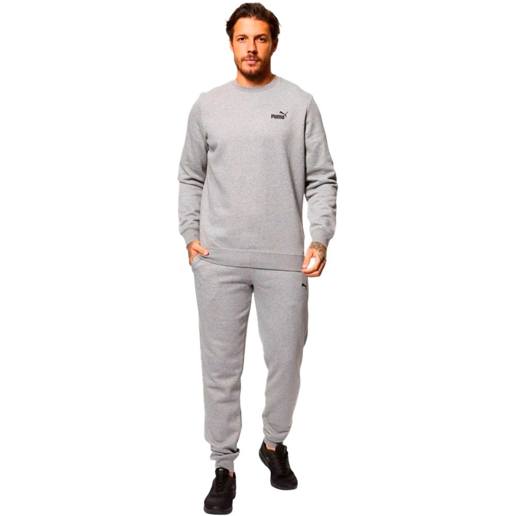 Imagem 3 do produto Blusão Puma Ess Small No. 1 Logo Crew Masculino